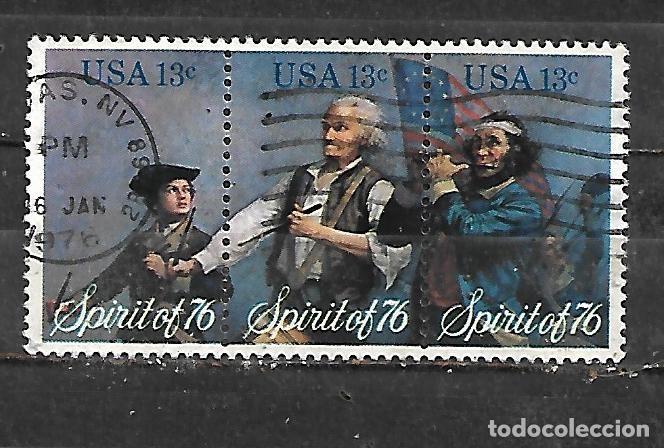 Sellos: 1976: II Centenario de la independencia de Estados Unidos. &rdquo;El esp&iacute;ritu del 76&rdquo; (usado)