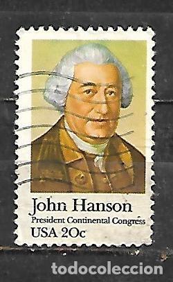 Sellos: 1981: John Hanson, 1721 - 1783. 1&ordm; Presidente del congreso (usado)