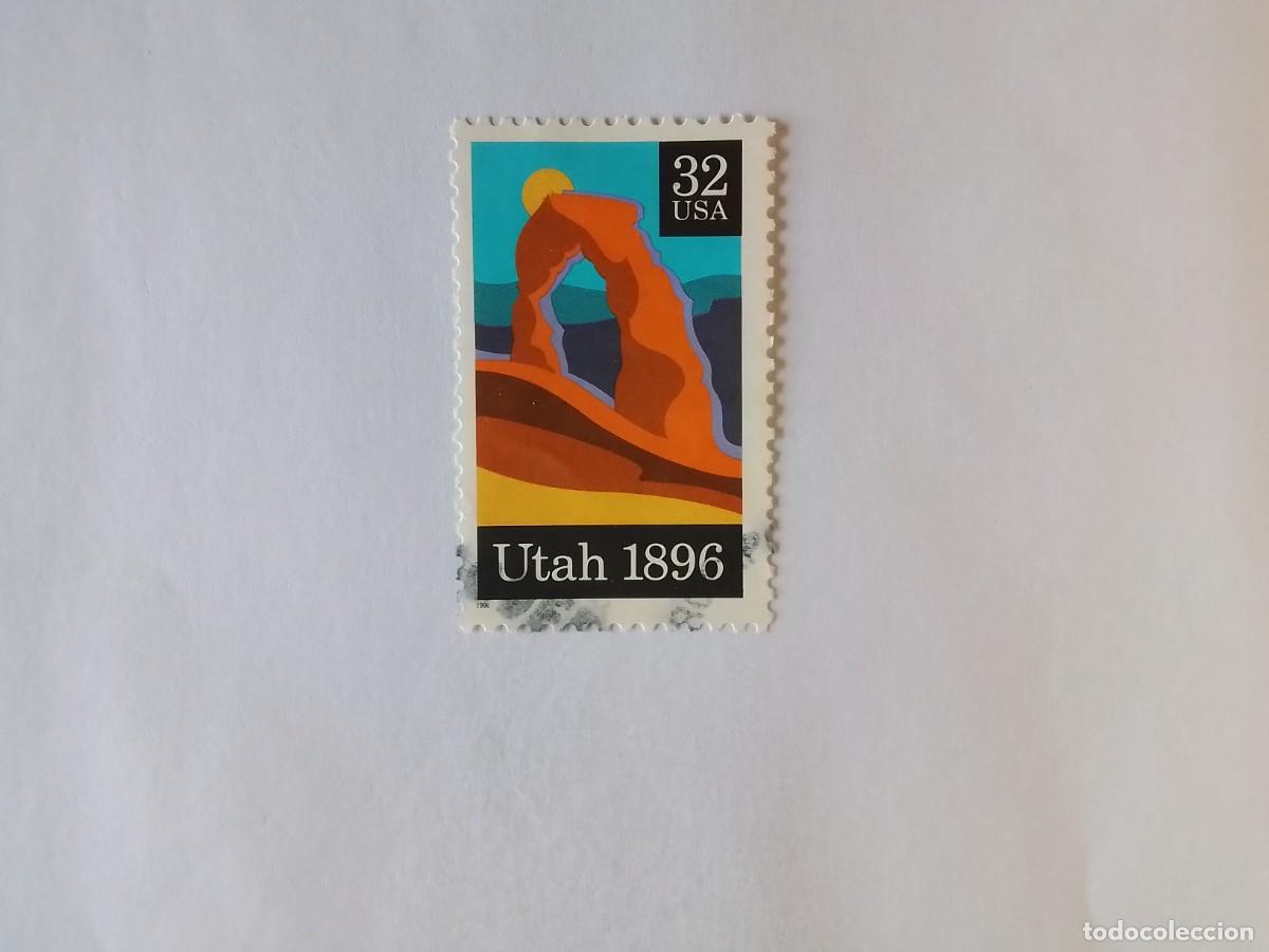 Sellos: A&Ntilde;O 1996 ESTADOS UNIDOS SELLO USADO