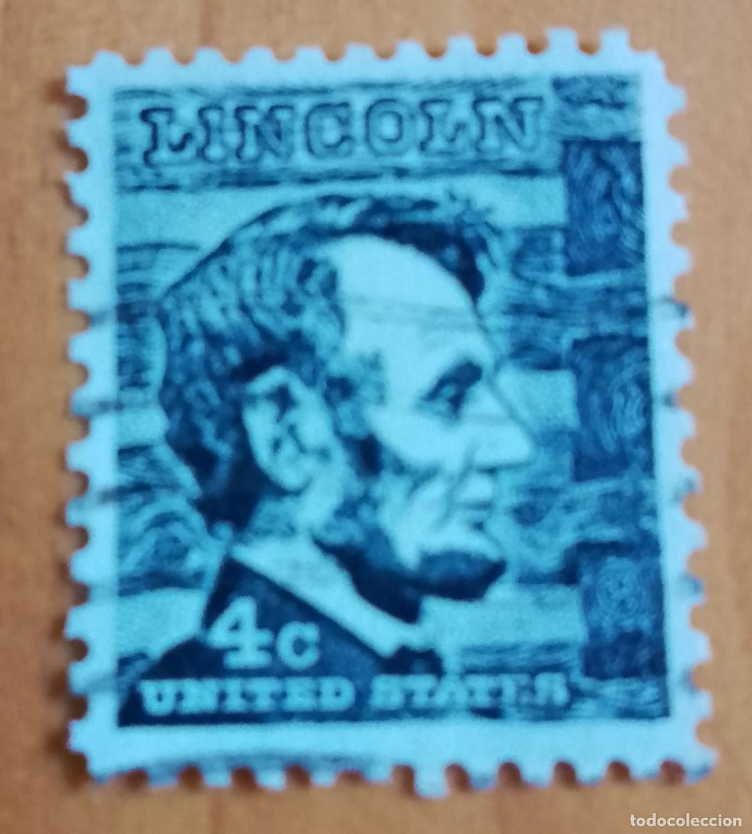 Sellos: ESTADOS UNIDOS - V/F 4 C - A&Ntilde;O 1965, PRESIDENTE LINCOLN 1809.1865 - VER DESCRIPCI&Oacute;N