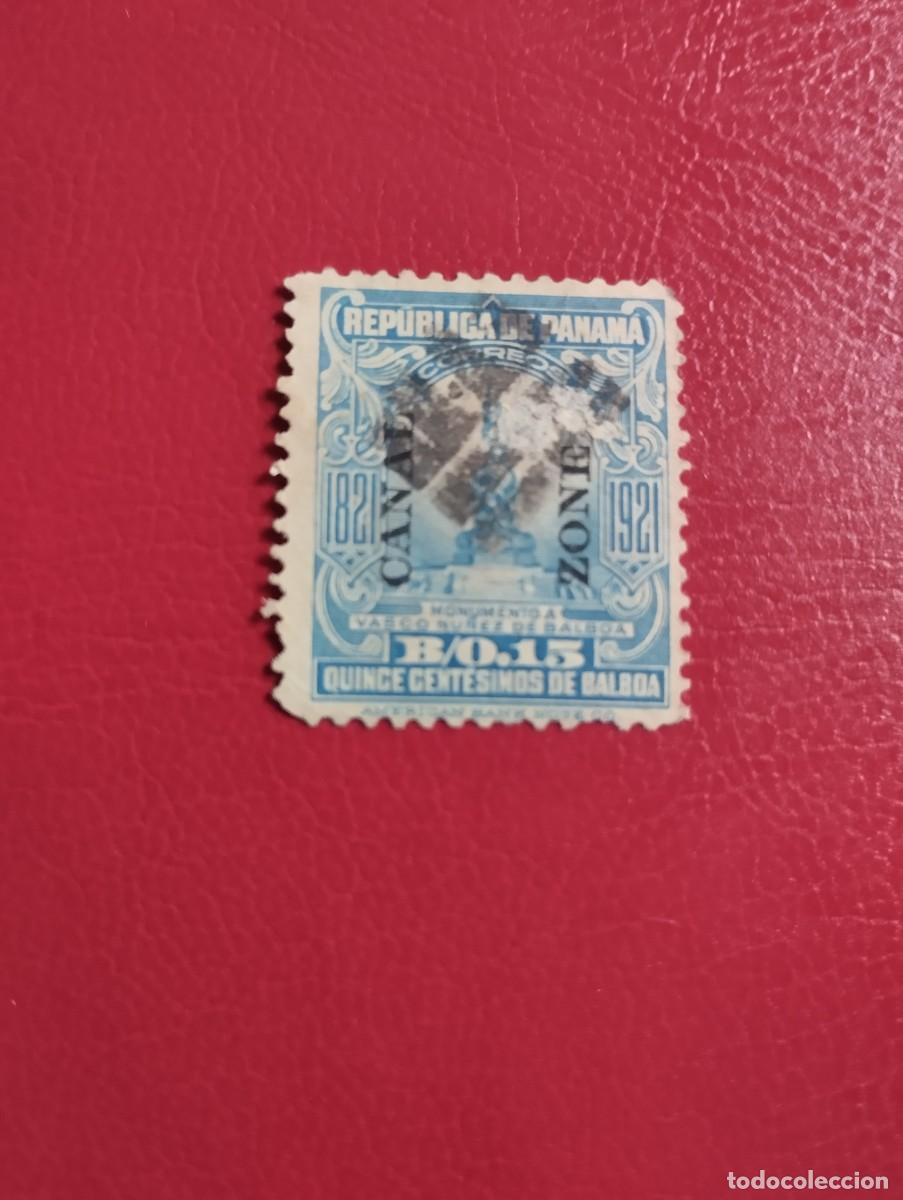 Sellos: SELLO DE ESTADOS UNIDOS DE LA ZONA DEL CANAL, A&Ntilde;O 1921, 15 CENTS. SCOTT#64, USADO
