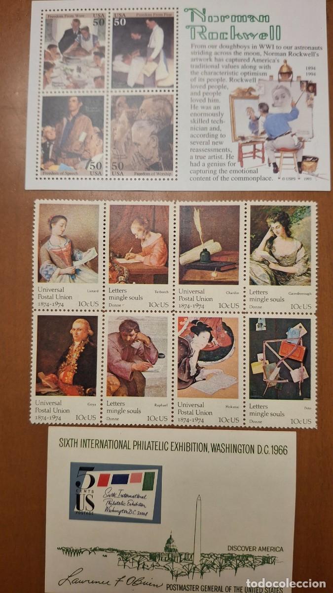 Stamps: HB345 HOJITAS BLOQUE de ESTADOS UNIDOS en NUEVO ideal para tematicas (leer descripcion)