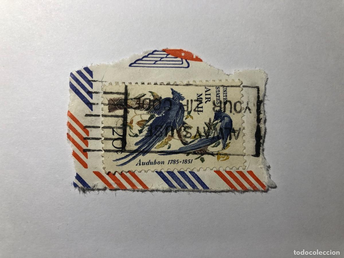 Sellos: Sello postal de Correos de los Estados Unidos. Correo a&eacute;reo de 20 centavos. A&ntilde;o 1967.