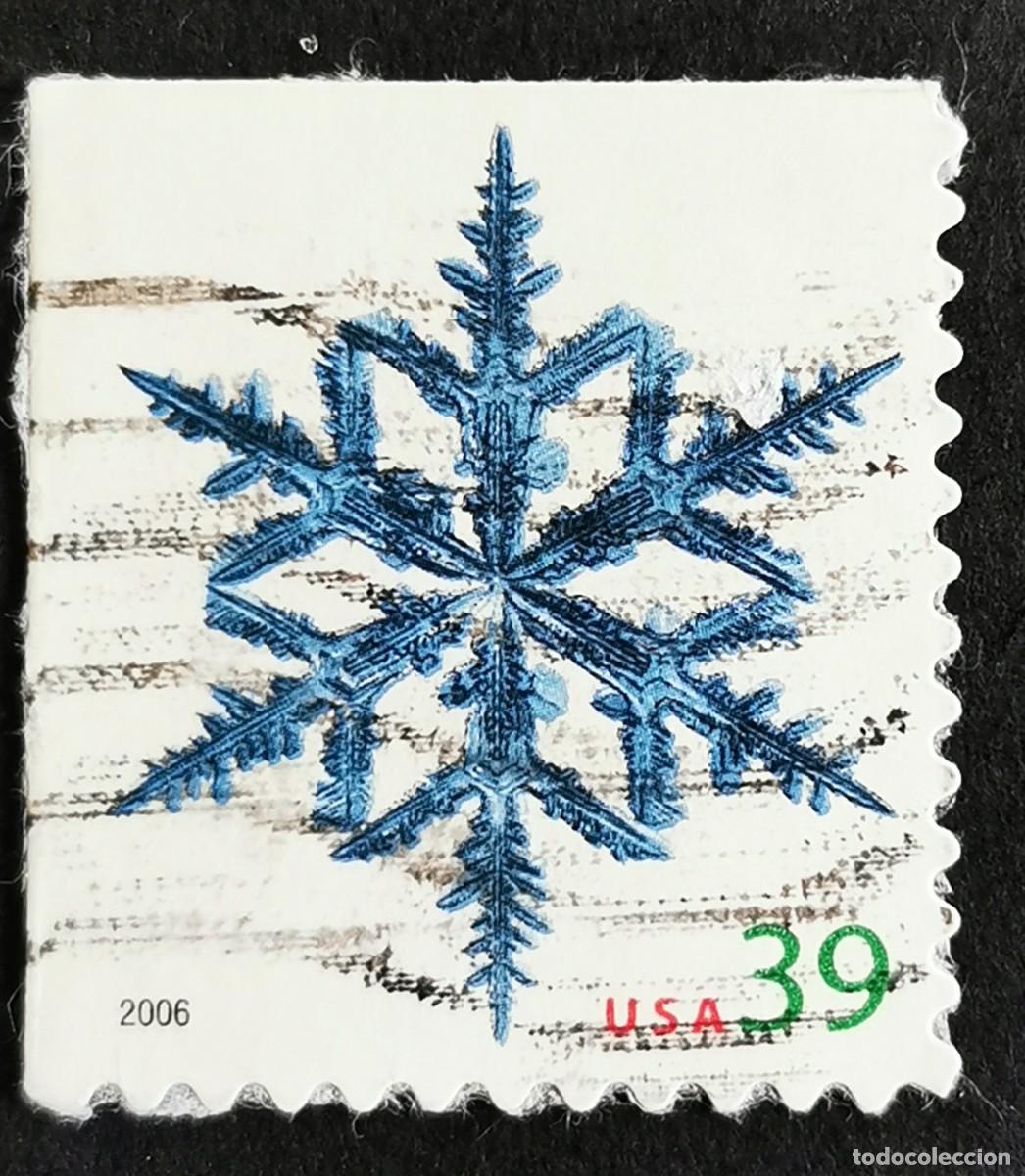 Sellos: SELLO ESTADOS UNIDOS U.S.A.2006, COPOS DE NIEVE BRAZOS DELGADOS, 39 &cent; MICHEL US 4181BA