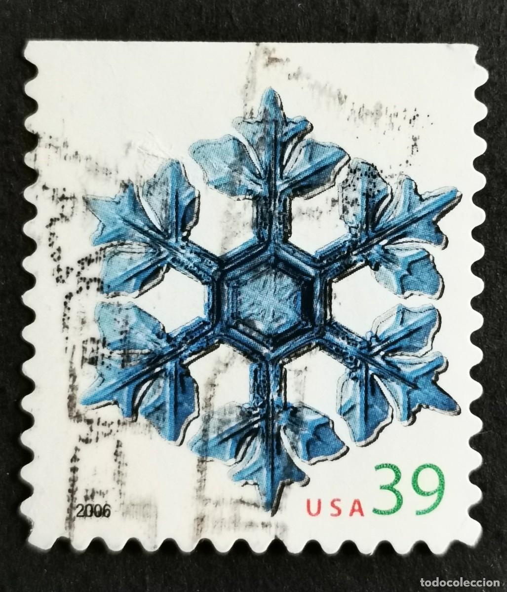 Sellos: SELLO ESTADOS UNIDOS U.S.A.2006, COPOS DE NIEVE BRAZOS FRONDOSOS, 39 &cent; MICHEL US 4182BG