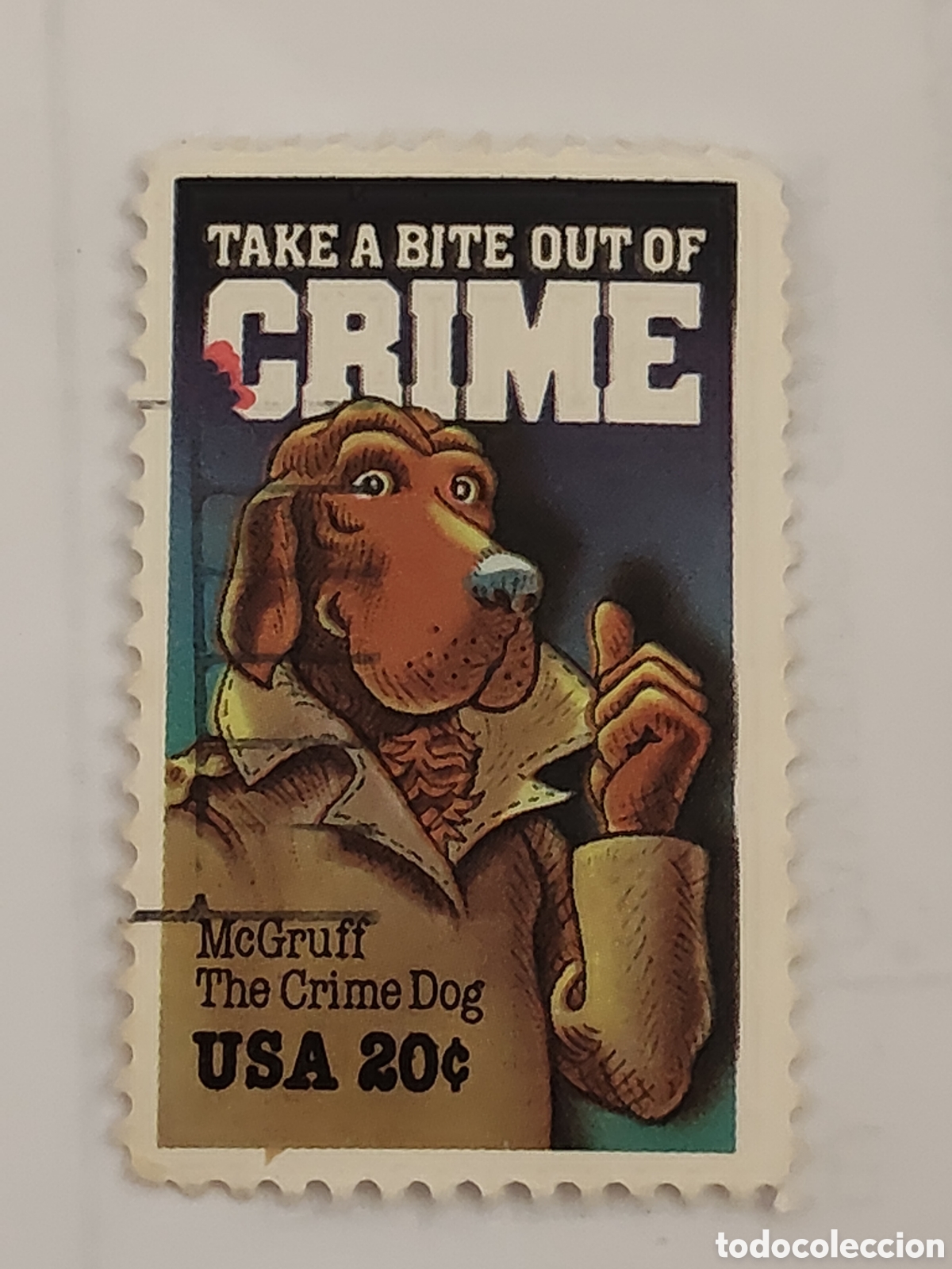 Sellos: Sello de Estados Unidos Mcgruff The Crimen Dog 1984