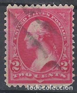 Briefmarken: ESTADOS UNIDOS 1894-95 - GEORGE WASHINGTON - FLORONES DENTRO DE LOS TRI&Aacute;NGULOS SUPERIORES - USADO