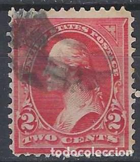 Selos: ESTADOS UNIDOS 1894-95 - GEORGE WASHINGTON - FLORONES DENTRO DE LOS TRI&Aacute;NGULOS SUPERIORES - USADO
