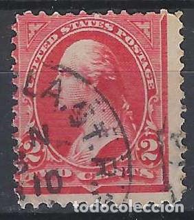 Selos: ESTADOS UNIDOS 1894-95 - GEORGE WASHINGTON - FLORONES DENTRO DE LOS TRI&Aacute;NGULOS SUPERIORES - USADO