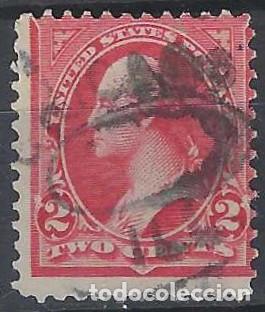 Selos: ESTADOS UNIDOS 1894-95 - GEORGE WASHINGTON -CON FLORONES DENTRO DE LOS TRI&Aacute;NGULOS SUPERIORES - USADO