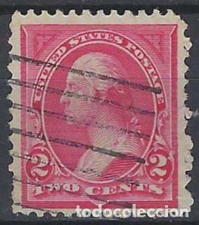 Selos: ESTADOS UNIDOS 1894-95 - GEORGE WASHINGTON -CON FLORONES DENTRO DE LOS TRI&Aacute;NGULOS SUPERIORES - USADO