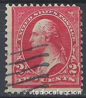 Francobolli: ESTADOS UNIDOS 1894-95 - GEORGE WASHINGTON -CON FLORONES DENTRO DE LOS TRI&Aacute;NGULOS SUPERIORES - USADO