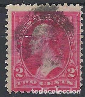 Francobolli: ESTADOS UNIDOS 1894-95 - GEORGE WASHINGTON -CON FLORONES DENTRO DE LOS TRI&Aacute;NGULOS SUPERIORES - USADO