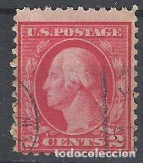 Stamps: ESTADOS UNIDOS 1920 - GEORGE WASHINGTON, CARM&Iacute;N - USADO