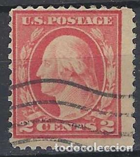Stamps: ESTADOS UNIDOS 1920 - GEORGE WASHINGTON, CARM&Iacute;N - USADO