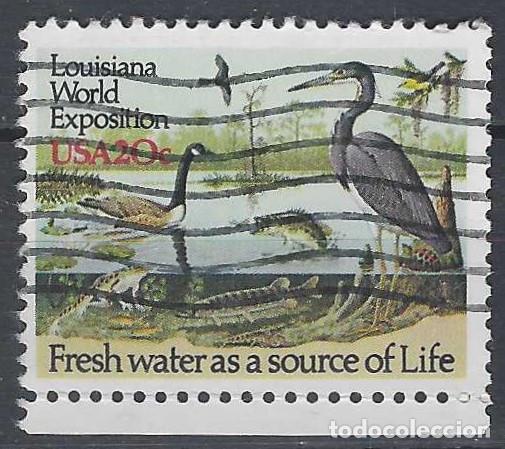 Stamps: ESTADOS UNIDOS 1984 - FAUNA, AVES - USADO
