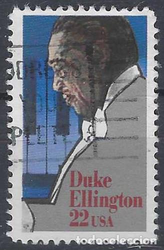 Timbres: ESTADOS UNIDOS 1986 - DUKE ELLINGTON - USADO