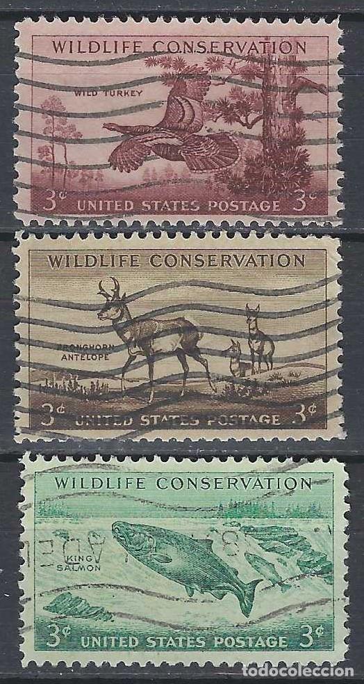 Briefmarken: ESTADOS UNIDOS 1956 - CONSERVACI&Oacute;N DE LA NATURALEZA, S.COMPLETA - USADOS