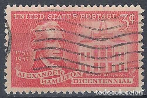 Stamps: ESTADOS UNIDOS 1957 - PERSONAJES - USADO