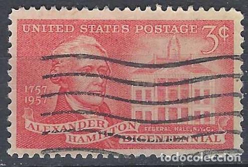 Stamps: ESTADOS UNIDOS 1957 - PERSONAJES - USADO