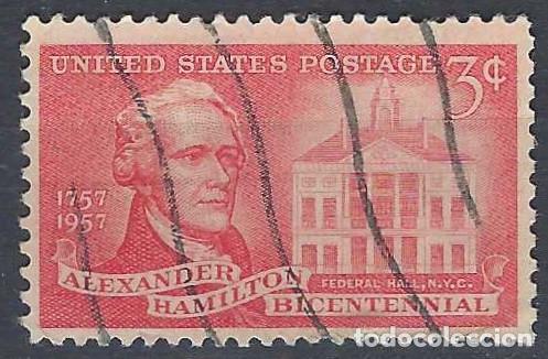 Stamps: ESTADOS UNIDOS 1957 - PERSONAJES - USADO
