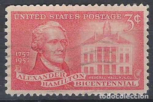 Stamps: ESTADOS UNIDOS 1957 - PERSONAJES - USADO
