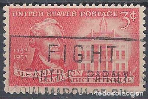 Stamps: ESTADOS UNIDOS 1957 - PERSONAJES - USADO