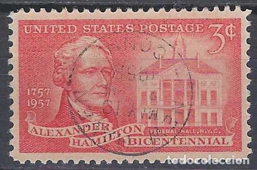 Stamps: ESTADOS UNIDOS 1957 - PERSONAJES - USADO