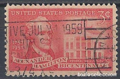 Stamps: ESTADOS UNIDOS 1957 - PERSONAJES - USADO