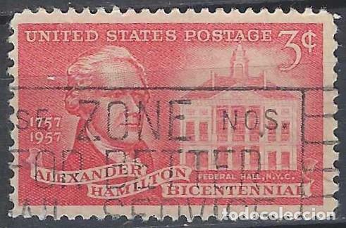 Stamps: ESTADOS UNIDOS 1957 - PERSONAJES - USADO