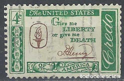 Briefmarken: ESTADOS UNIDOS 1960 - CREDO AMERICANO - USADO