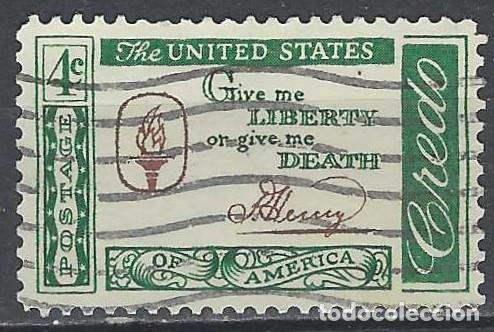 Briefmarken: ESTADOS UNIDOS 1960 - CREDO AMERICANO - USADO