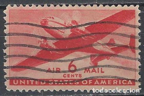 Sellos: ESTADOS UNIDOS 1941-44 - CORREO A&Eacute;REO - USADO