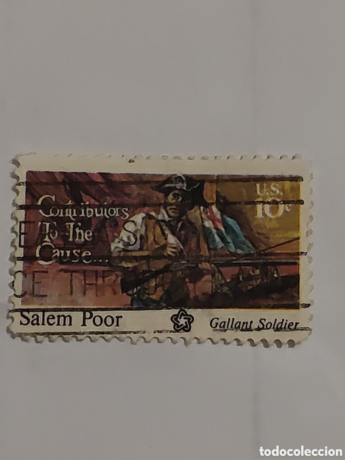 Briefmarken: Sello de Estados Unidos Salem Por h&eacute;roe afroamericano de la guerra de la independencia 1975