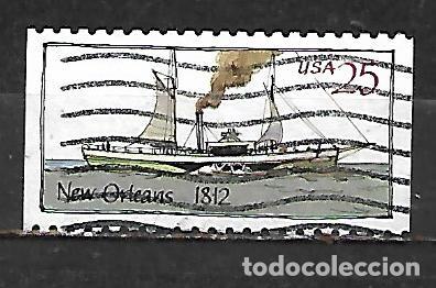Briefmarken: 1989: Barcos de vapor - New Orleans 1812 (usado)