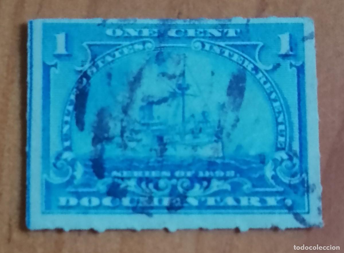 Timbres: ESTADOS UNIDOS - V/F 1 ONE CENT- BARCO ACORAZADO, SERIES DE 1898 - VER DESCRIPCI&Oacute;N