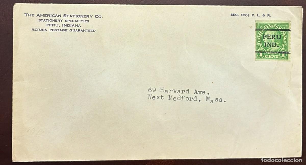 Timbres: MI) 1966 UNITED STATES, FDC, COVER SENT FROM INDIANA TO MASSACHUSETTS,BENJAMIN FRANKLIN WITH PRE-CAN