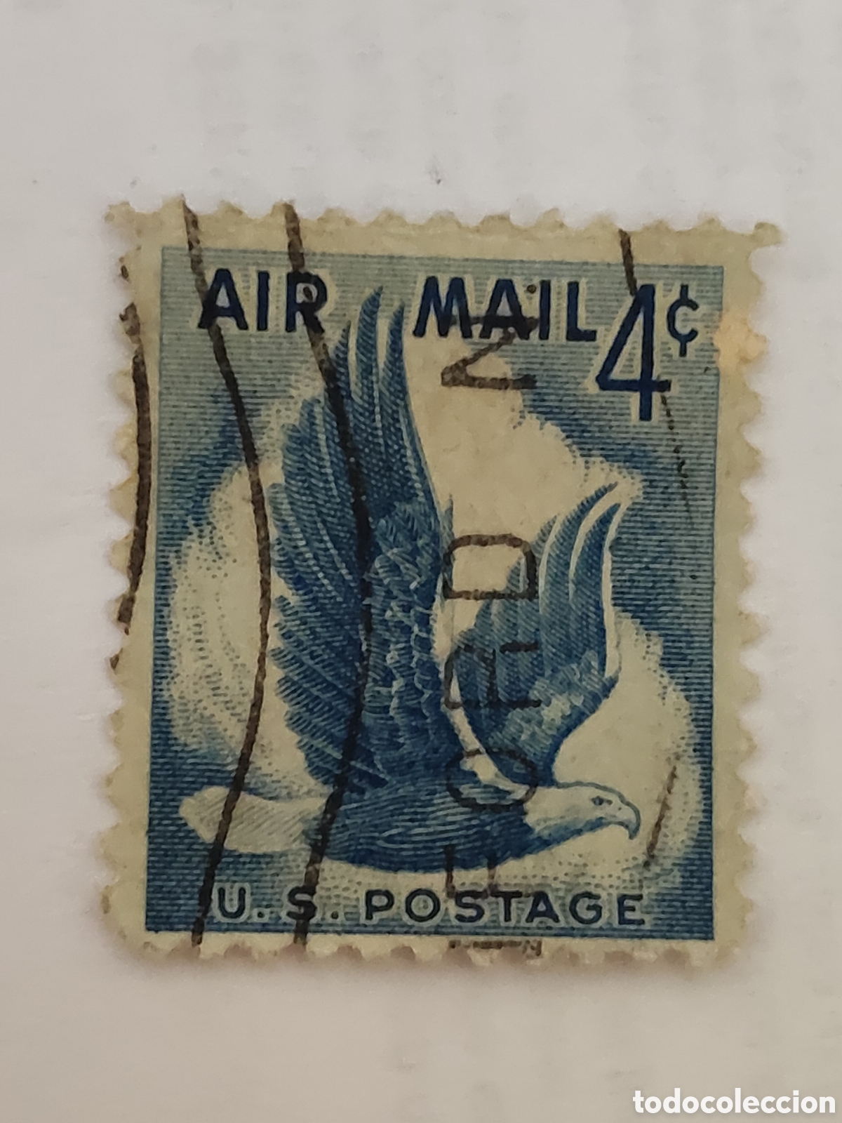 Francobolli: Sello de Estados Unidos &aacute;guila en vuelo 1954