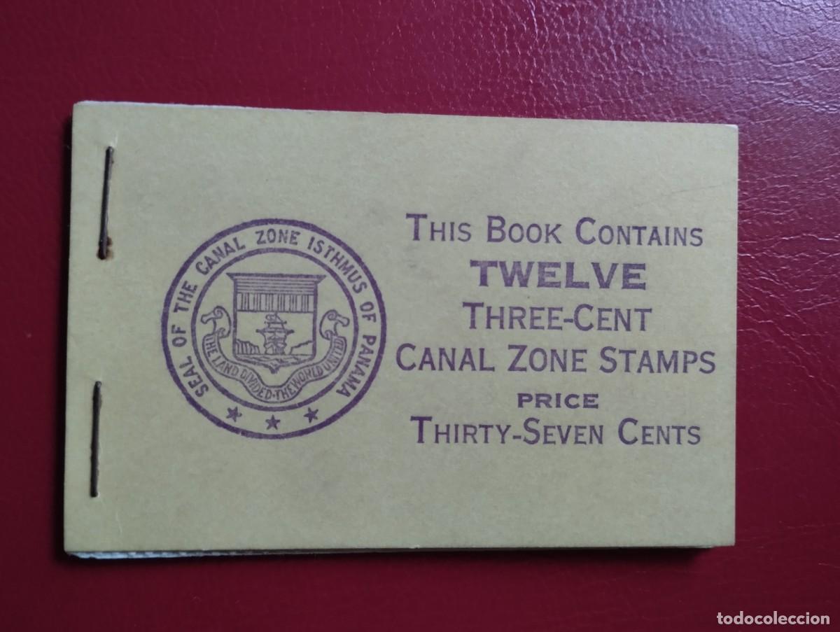 Briefmarken: LIBRETO COMPLETO , SIN EXPLOTAR, DE DOS PANELES, GOMA ORIGINAL , SIN USAR. ZONA DEL CANAL SCOTT#117b
