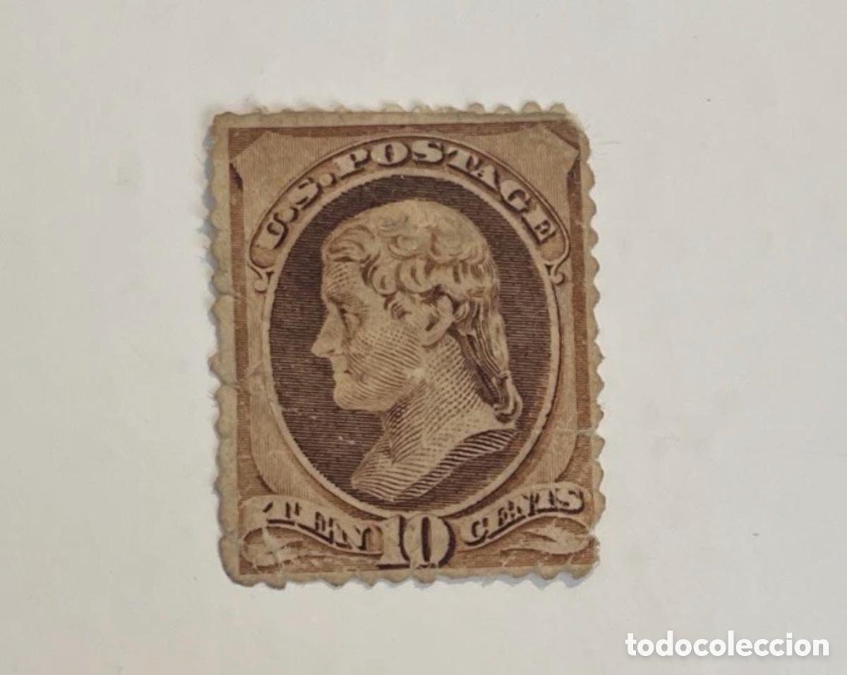 Sellos: Edifil 55A Estados Unidos 1870