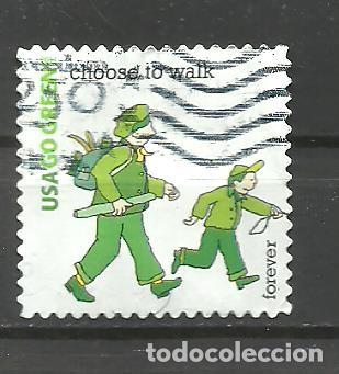 Selos: ESTADOS UNIDOS 2011 - YVERT NRO. 4345 - USADO-RESTOS DE PAPEL AL DORSO