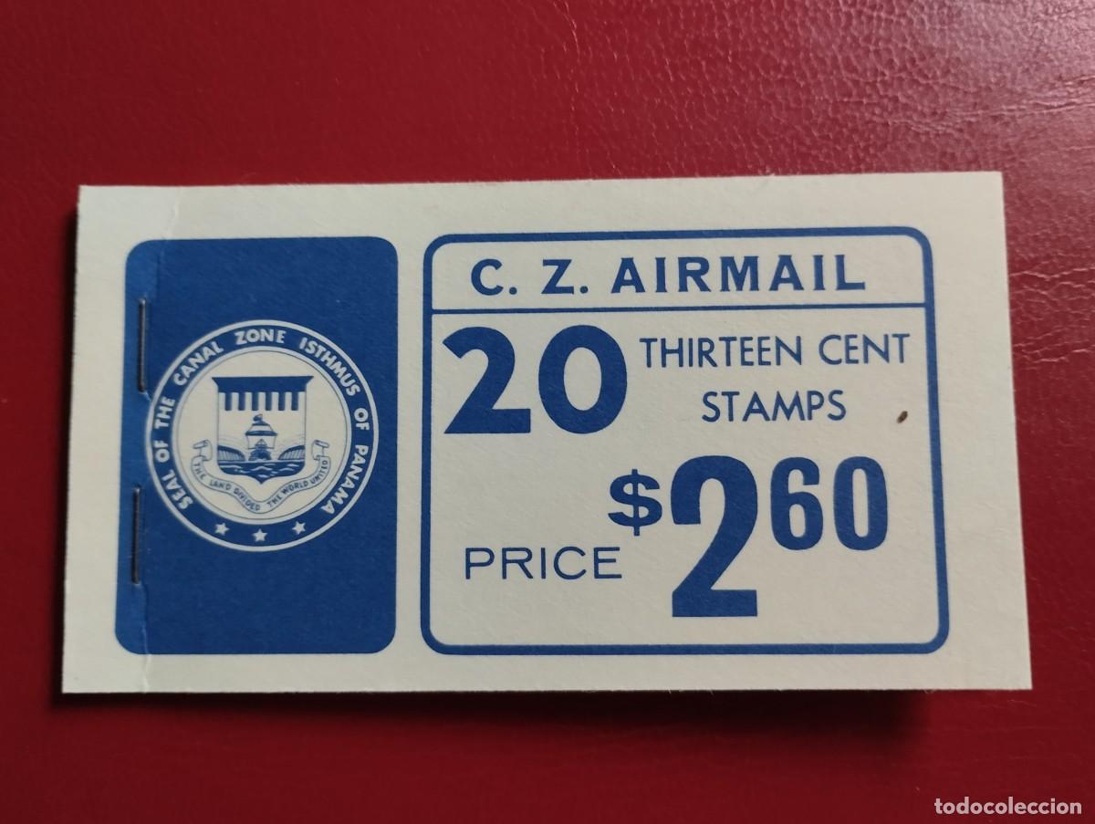 Sellos: ZONA DEL CANAL DE PANAM&Aacute;, A&Ntilde;O 1965, FOLLETO COMPLETO DE 5 PANELES DE 4SELLOS, SCOTT#C50a, A&Eacute;REO.