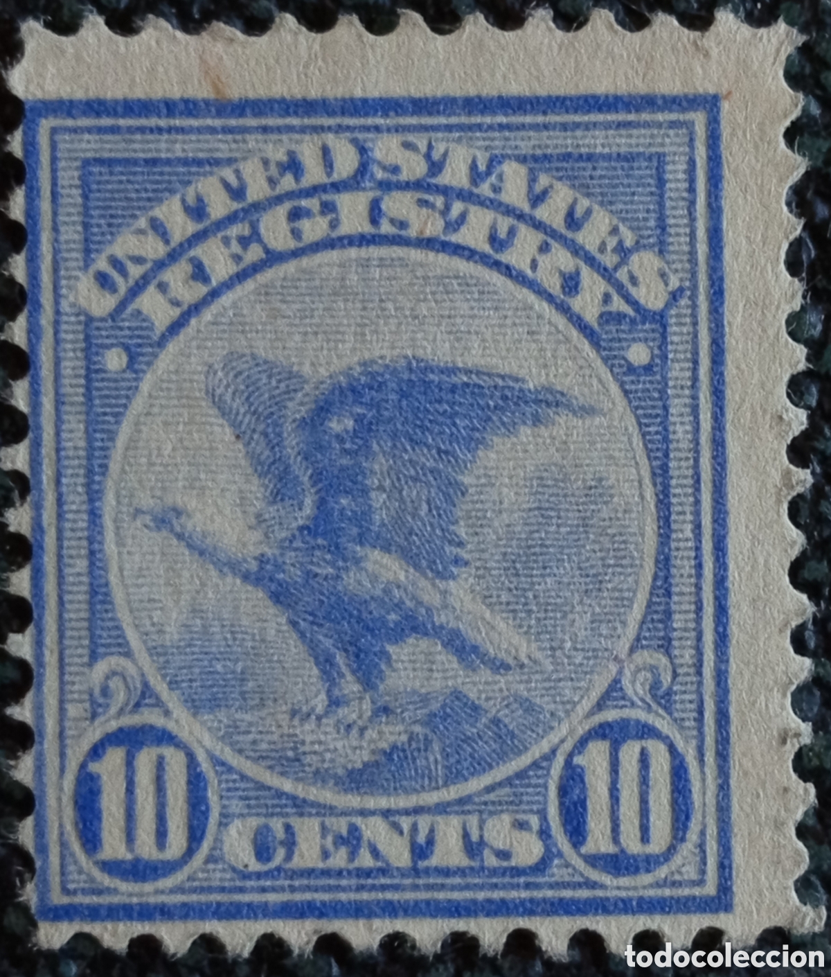 Sellos: Sello EEUU 1911 Correo Certificado &Aacute;guila 10c Nuevo MH Cat&aacute;logo Scott #F1 Mint