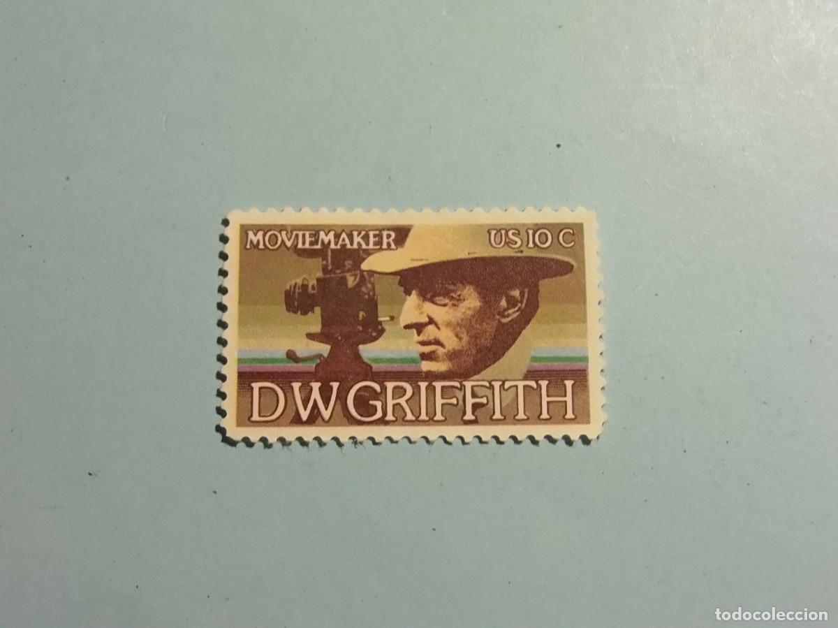 Sellos: EE. UU. 1975 - CINE - D.W. GRIFFITH.