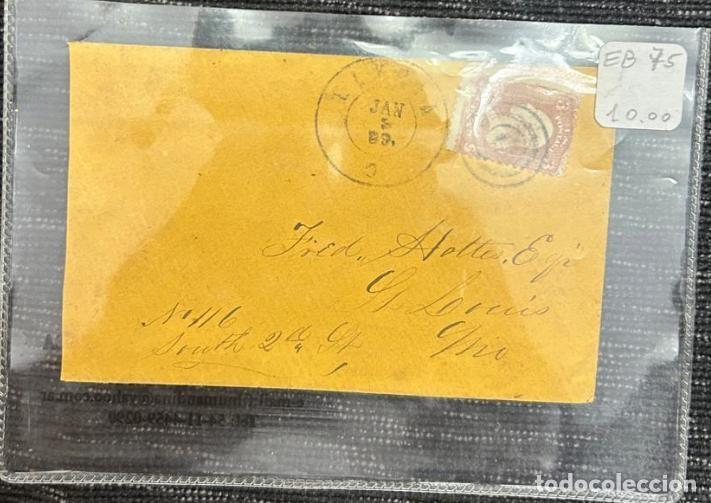 Briefmarken: TS.)1870, UNITED STATES, FROM ILLINOIS TO ST. LOUIS, MISSOURI, VINTAGE PHILATELIC COVER, &rdquo;GEORGE WAS