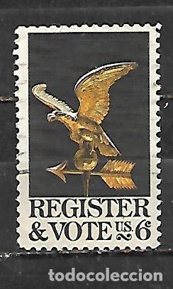 Sellos: 1968: Invitaci&oacute;n al voto (usado)