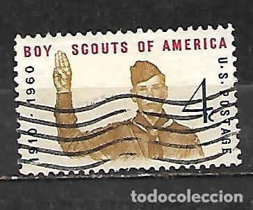 Sellos: 1960: 50 Aniversario de los boy scouts de Am&eacute;rica (usado)