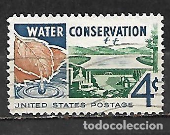 Sellos: 1960: Conservaci&oacute;n del agua (usado)