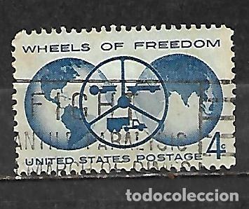 Sellos: 1960: Exposici&oacute;n automovil&iacute;stica nacional. Detroit (usado)