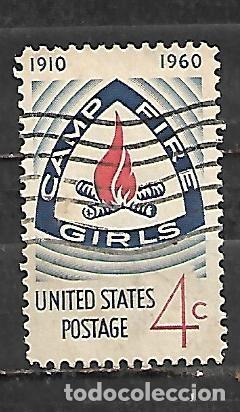 Sellos: 1960: 50 Aniversario de la asociaci&oacute;n &rdquo;Fuego de campo&rdquo; juvenil femenina (usado)